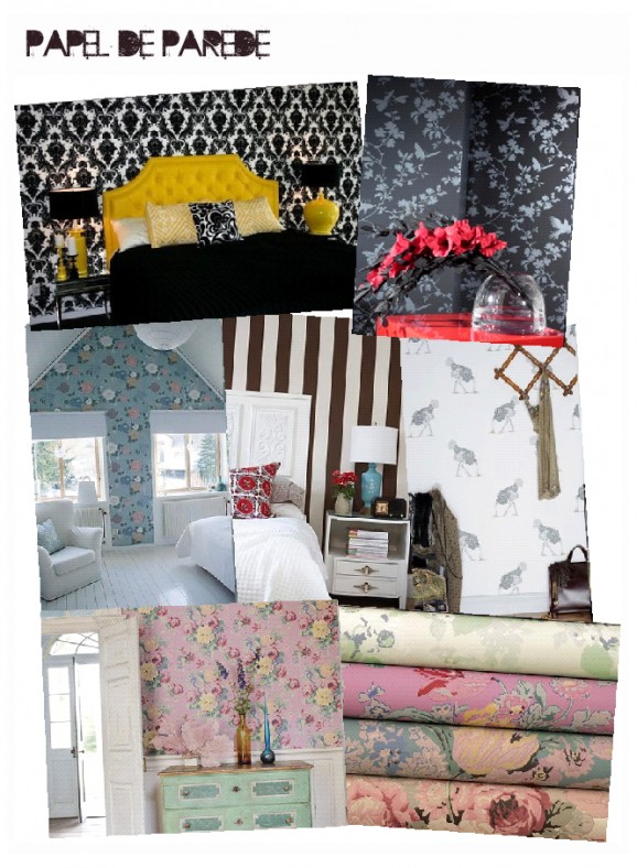 Decoração de quinta: Papel de parede