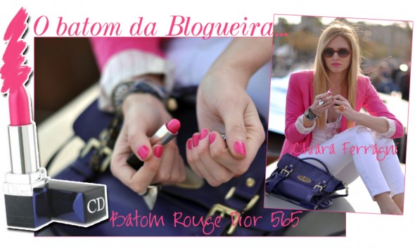 O batom rosa da vez!