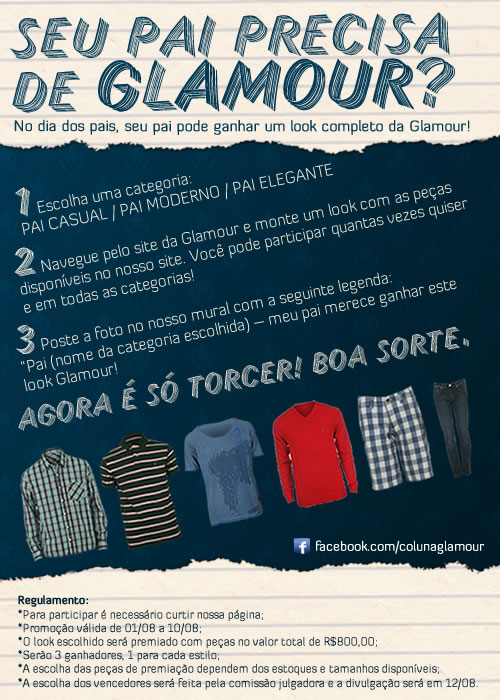 Glamour no dia dos pais
