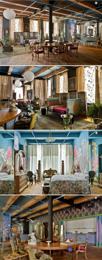O apartamento da Agyness Deyn