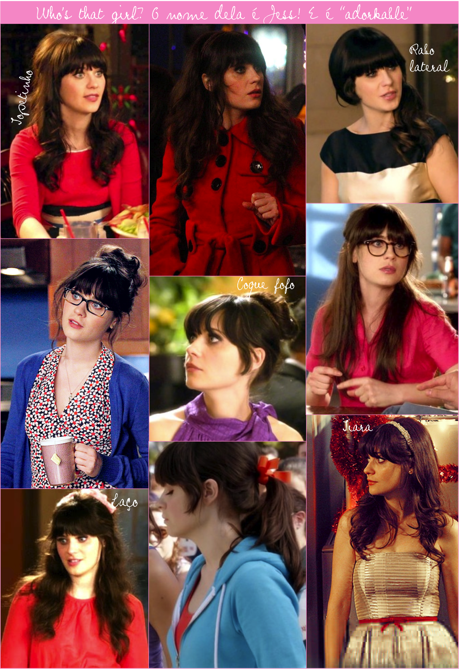 Os penteados da New Girl