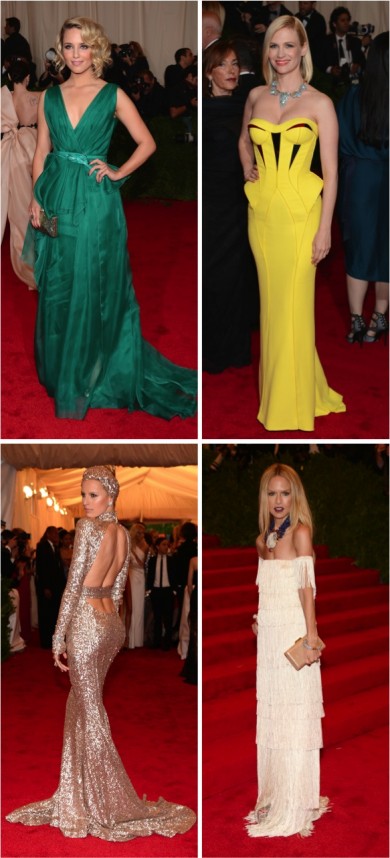 Baile do Met: Dianna, January, Karol e Rachel