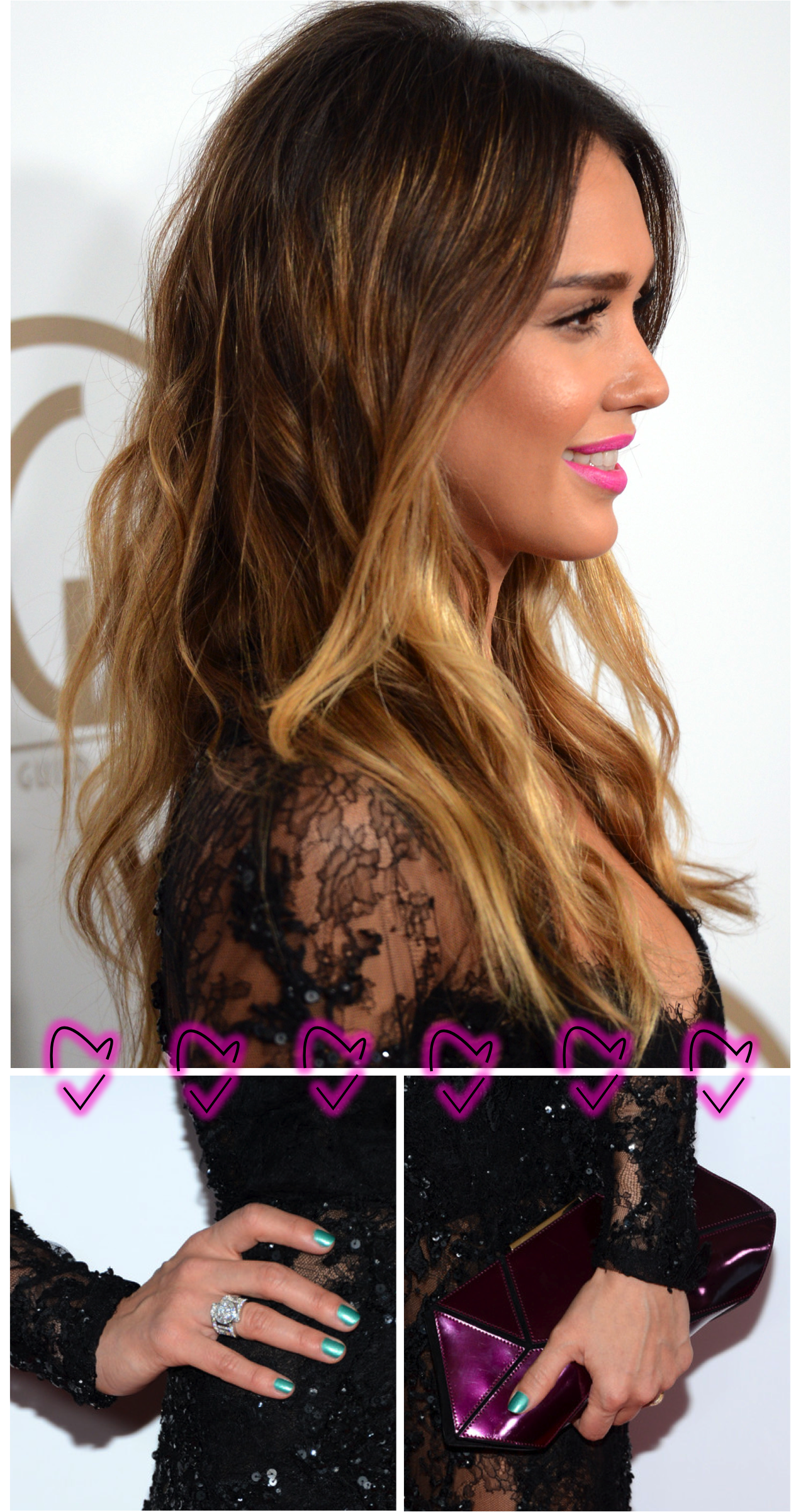 O batom rosa da Jessica Alba!