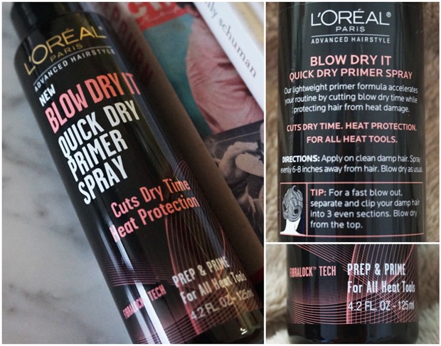 4. L'Oreal Paris Advanced Hairstyle BLOW DRY IT Quick Dry Primer Spray - wide 1