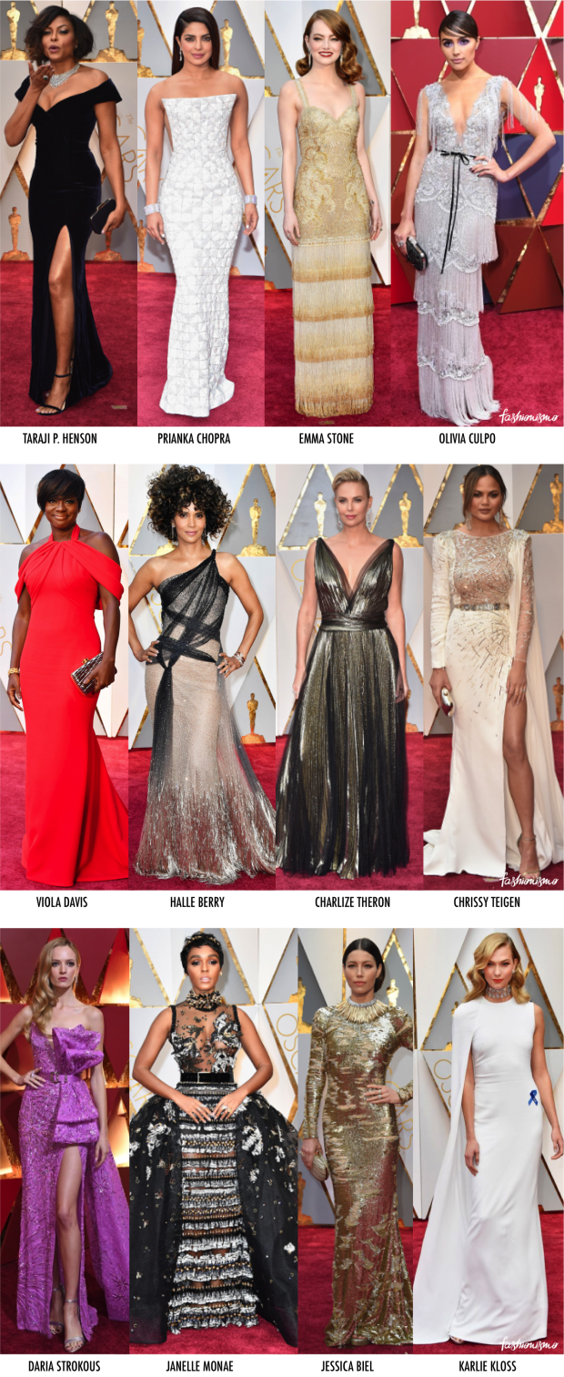Os Looks do Oscar 2017 – Vote!