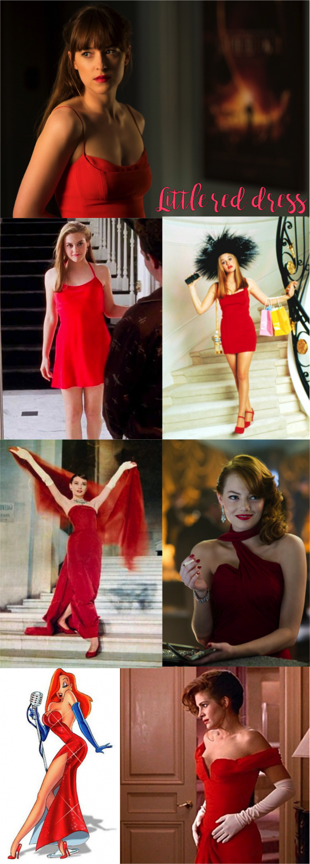 Você tem um vestido vermelho"