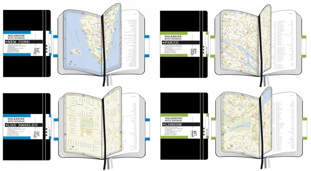 Moleskine and the cities Fashionismo