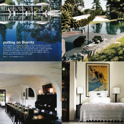 A casa do Karl Lagerfeld
