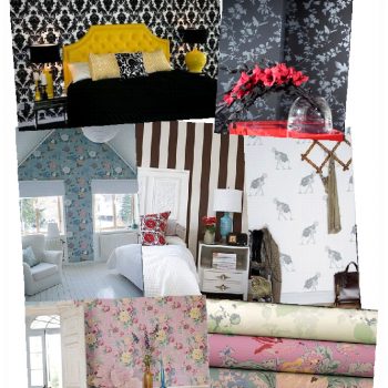 Decoração de quinta: Papel de parede