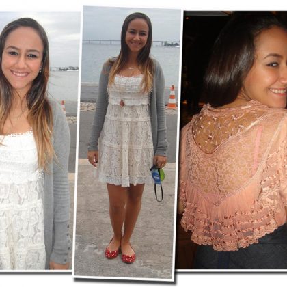 Babados e rendas no Fashion Rio