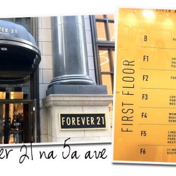 Forever 21 na 5a avenida!