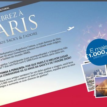 Sack’s, eu e você em Paris!