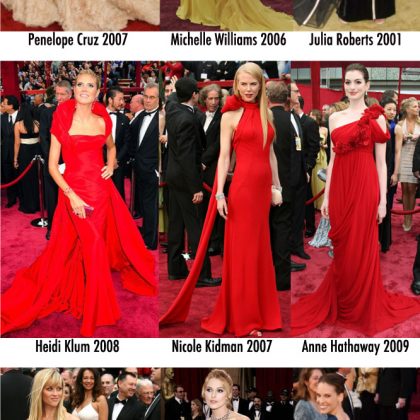 Os melhores vestidos do Oscar de todos os tempos