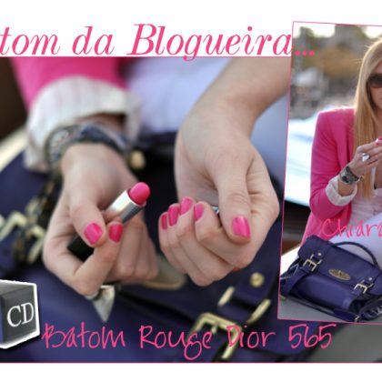 O batom rosa da vez!