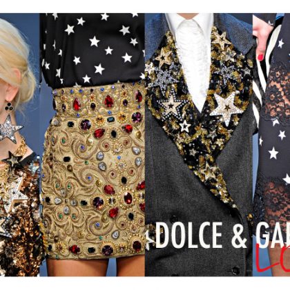 O desfile da Dolce & Gabbana