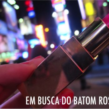 Louca por batom rosa!