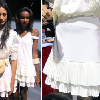 No desfile da Bianca Marques