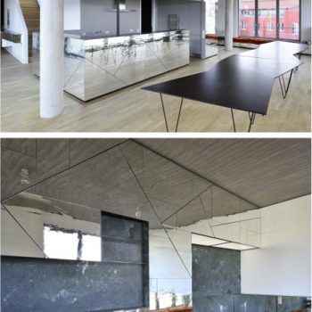Decoração espelhada
