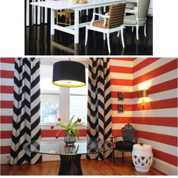 Cortinas listradas