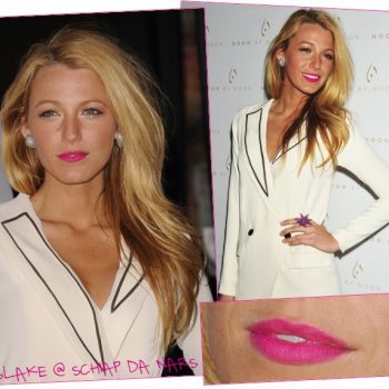 O batom rosa da Blake Lively