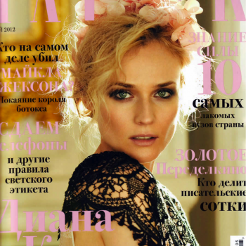 Diane Kruger na Tatler Russia