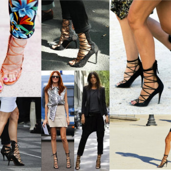 A sandália da Carine Roitfeld