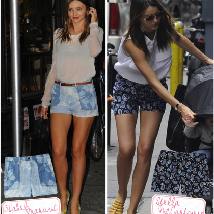 Os shortinhos da Miranda Kerr
