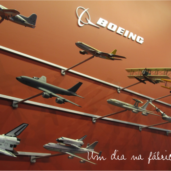 Um dia na fábrica da Boeing