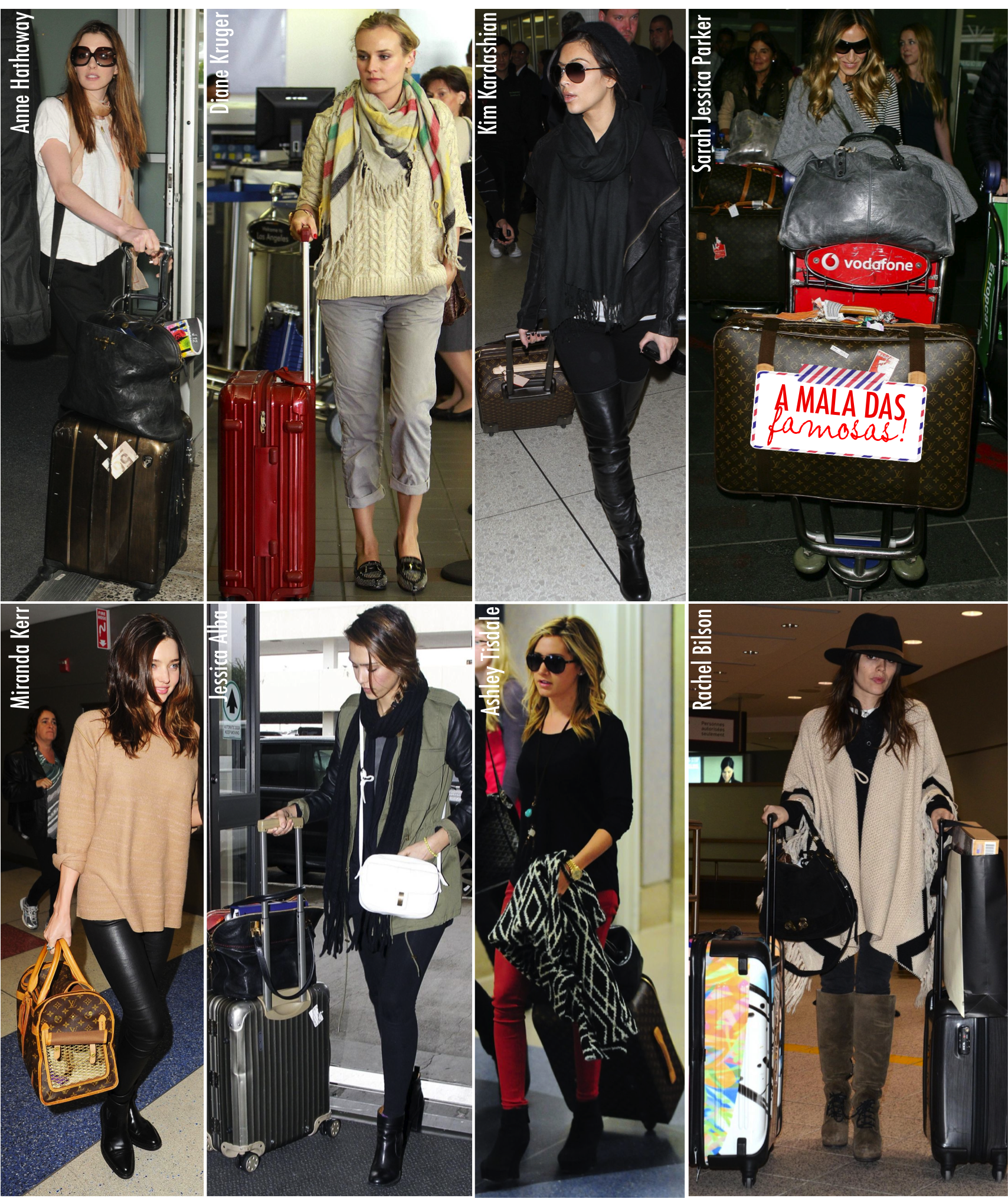 Famosas Aeroporto Fashionismo