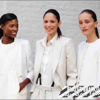 Trend Alert: Blazer branco!