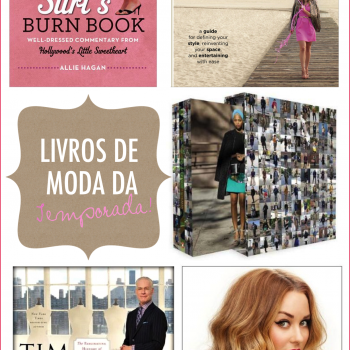 Novos livros de moda!