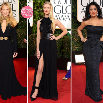 Golden Globe 2013: Kate Hudson, Rosie Huntington, Salma Hayek