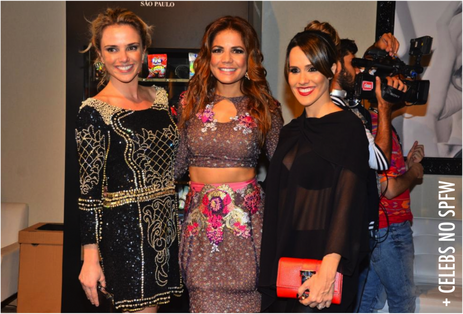Mais celebs na SPFW!