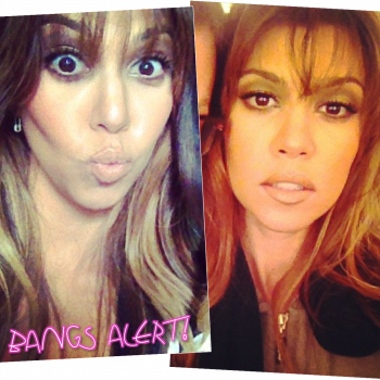 A franja da Kardashian!