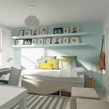 Quarto de solteira mini e charmoso