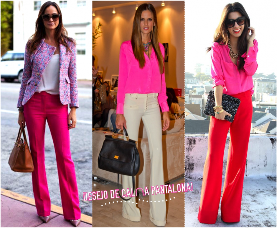 Na prática: Calça pantalona!