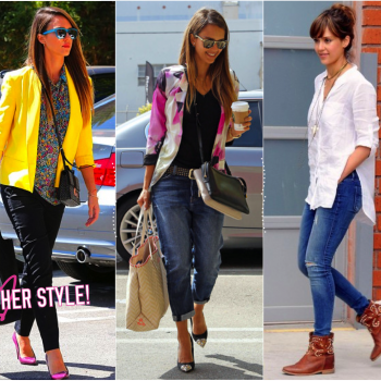 Looks para o dia-a-dia real com Jessica Alba