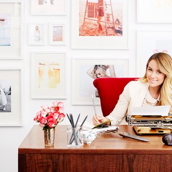 O novo escritório da Lauren Conrad
