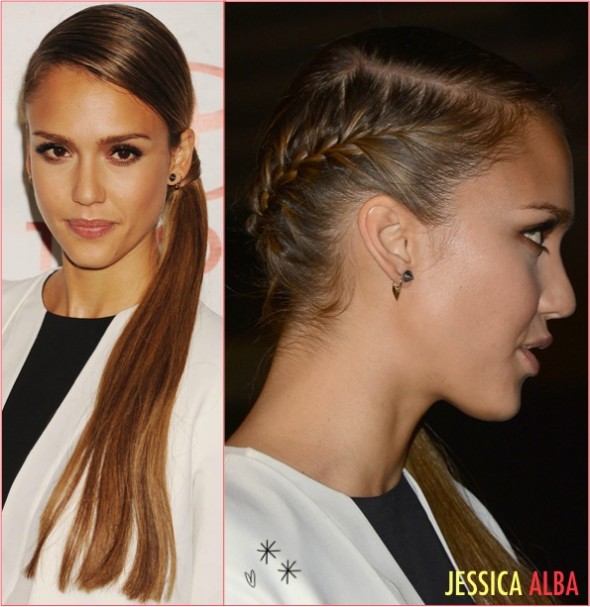 11jessica alba ponytail