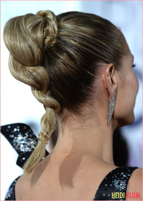 9 heidi klum ponytail