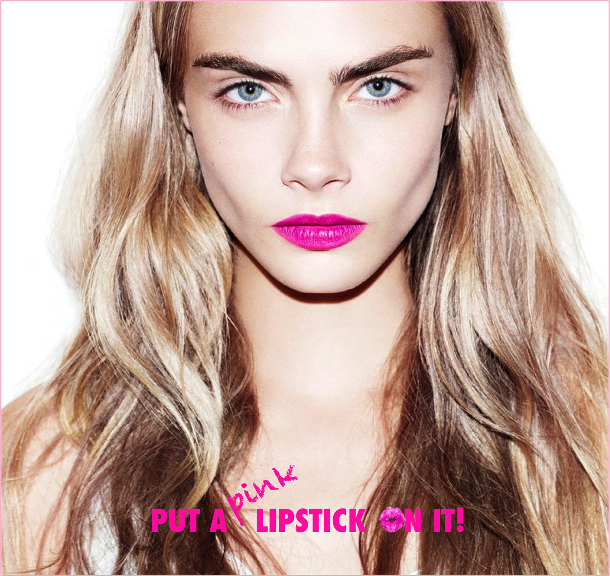 put a pink
