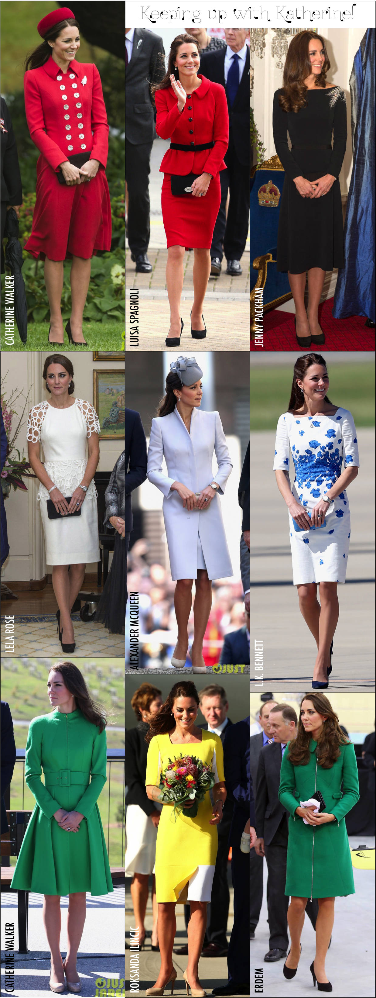 kate middleton looks roupas 1