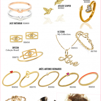 Wishlist Dia dos Namorados: 20 opções de jóias pra gente!