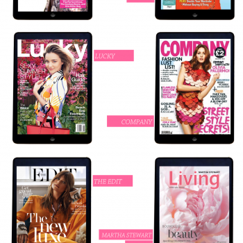 Minhas revistas favoritas pra Ipad