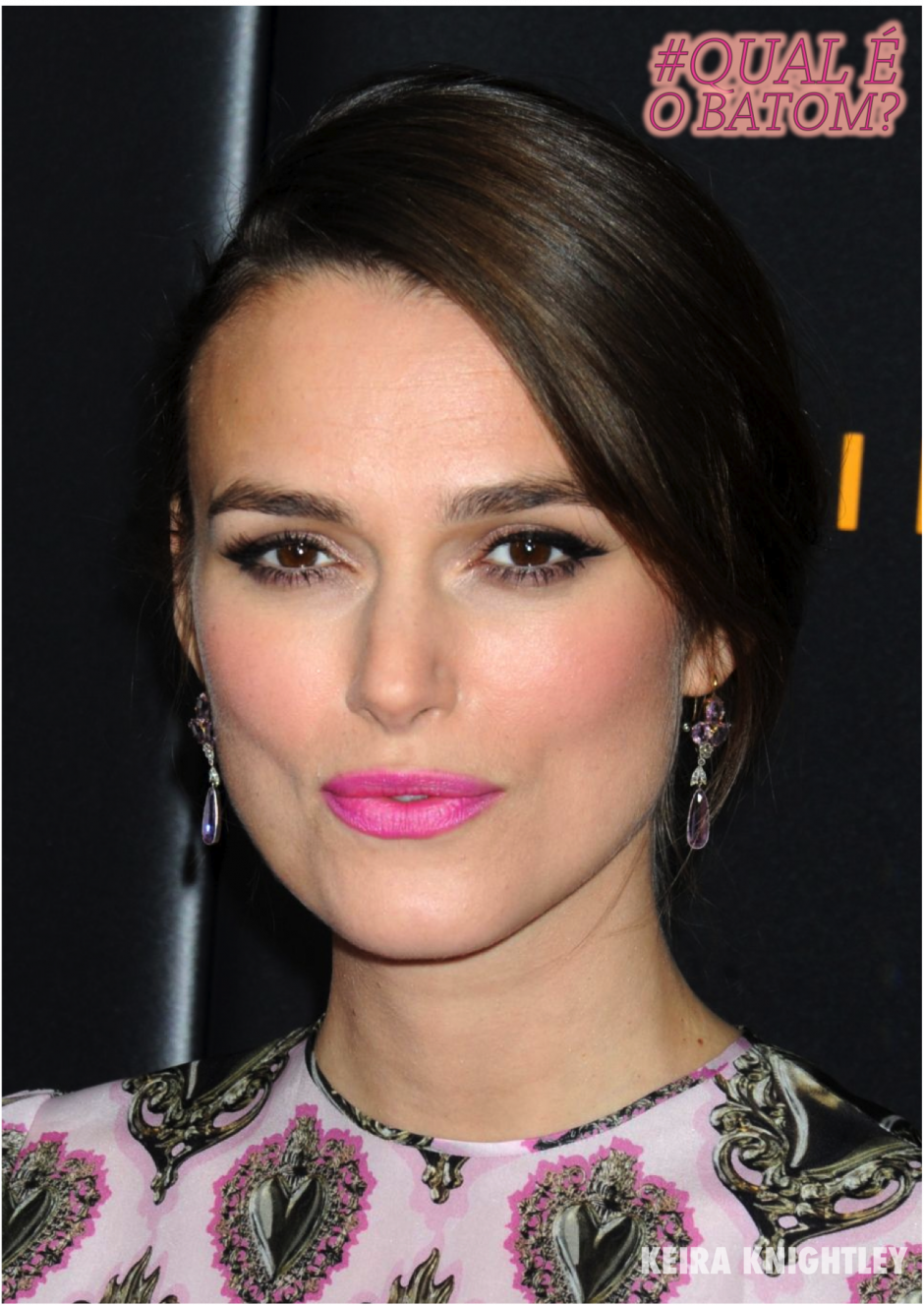 Qual é o batom da Keira Knightley?
