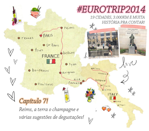 Eurotrip: Visitando Reims, a terra do Champagne!