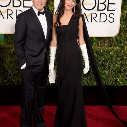 Golden Globe 2015: Amal e George Clooney