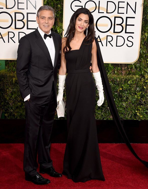 Golden Globe 2015: Amal e George Clooney