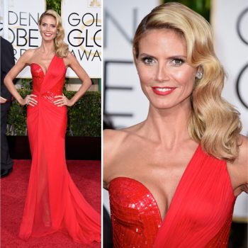 Golden globe 2015: Heidi Klum