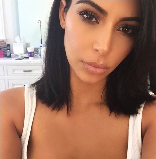 KIM KARDASHIAN LONG BOB